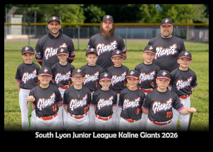Youth baseball team photo