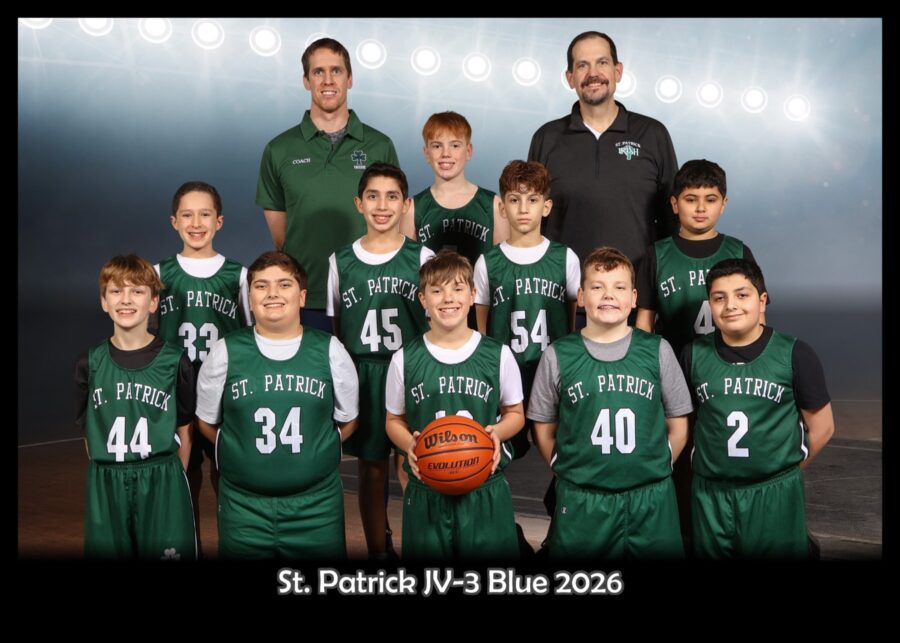 Youth basketball team photo