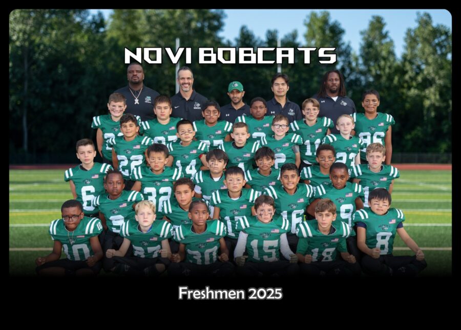 Youth sports team on picture day
